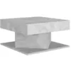 Image de vidaXL Table basse Gris bÃ©ton 57x57x30 cm AgglomÃ©rÃ©
