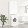 Image de vidaXL Meuble pour machine à laver Blanc 64x25,5x190 cm808413