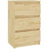 Image de vidaXL Vidaxl Table De Chevet 40x29,5x64 Cm Bois De Pin Solide