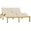 Image de vidaXL Table de chevet 60x36x64 cm Bois de pin massif