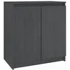 Image de vidaXL Armoire latÃ©rale gris 60x36x65 cm bois de pin massif
