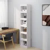 Image de vidaXL Bibliothèque/Séparateur de pièce Blanc 40x30x199 cm Pin massif808154
