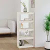 Image de vidaXL Bibliothèque/Séparateur de pièce Blanc 60x30x135,5cm Pin massif808169