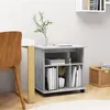 Image de vidaXL Armoire à roulettes Gris béton 60x45x60 cm Bois d’ingénierie808480