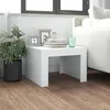 Image de vidaXL Table basse Blanc 50x50x35 cm AgglomÃ©rÃ©