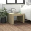 Image de vidaXL Table basse Chêne sonoma 50x50x35 cm Bois d'ingénierie