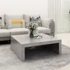 Image de vidaXL Table basse gris béton 100x100x35 cm bois d'ingénierie