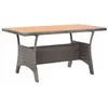 Image de vidaXL Table de jardin Gris 120x70x66 cm Bois d'acacia massif316586