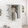 Image de vidaXL Armoire de couloir Gris béton 97,5x37x99 cm Bois d'ingénierie808769