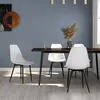 Image de Vidaxl Chaises De Salle Ã Manger 4 Pcs Blanc Pp