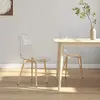 Image de vidaXL Chaises à manger lot de 2 Transparent PET338062