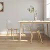 Image de vidaXL Chaises à manger lot de 4 Transparent PET338063