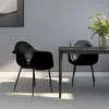 Image de vidaXL Chaises à manger lot de 2 noir PP338076
