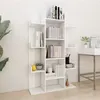 Image de vidaXL Bibliothèque Blanc 86x25,5x140 cm Bois d’ingénierie808900
