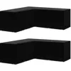 Image de Housses De Salon De Jardin 2pcs Forme L 12 Oeillets 250x250x90cm