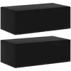 Image de Vidaxl Housses De Meubles De Jardin 2pcs 6Â¿Illets Barbecue 170x90x60cm