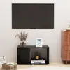 Image de vidaXL Meuble TV Noir 60x24x32 cm Bois d'ingénierie809054