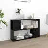 Image de vidaXL Bibliothèque Noir 100x24x63 cm Bois d'ingénierie809171