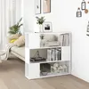 Image de vidaXL Bibliothèque/Séparateur de pièce Blanc 100x24x94 cm809179