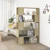 Image de vidaXL Bibliothèque/Séparateur de pièce Chêne sonoma Bois d'ingénierie809200