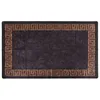 Image de vidaXL Tapis lavable antidérapant 120x180 cm noir et doré337930