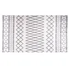 Image de vidaXL Tapis lavable antidérapant 190x300 cm noir et blanc