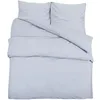 Image de vidaXL Vidaxl Ensemble De Housse De Couette Gris 155x220 Cm Microfibre Légère