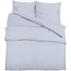 Image de vidaXL Vidaxl Ensemble De Housse De Couette Gris 200x200 Cm Microfibre Légère