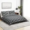 Image de Prolenta Premium - Ensemble De Housse De Couette Gris 135x200 Cm Coton