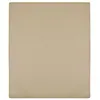 Image de vidaXL Drap-housse Jersey Taupe 180x200 cm Coton136228