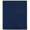 Image de vidaXL Drap-housse Jersey Bleu marine 160x200 cm Coton136236