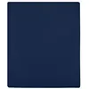 Image de vidaXL Draps-housses Jersey 2 pcs Bleu marine 160x200 cm Coton136237