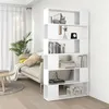 Image de vidaXL Bibliothèque/Séparateur de pièce Blanc 100x24x188 cm3082071