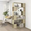 Image de vidaXL Bibliothèque/Séparateur de pièce Chêne Sonoma 100x24x188 cm3082074