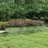 Image de vidaXL Lit surélevé de jardin 320x80x45 cm Acier galvanisé Argenté316892