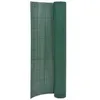Image de vidaXL Vidaxl Clôture De Jardin Double Face 110x500 Cm Vert
