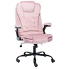 Image de vidaXL Chaise de bureau Rose Velours