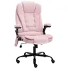 Image de vidaXL Chaise de bureau de massage Rose Velours20574