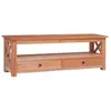 Image de vidaXL Meuble TV 115x30x40 cm Bois d'acajou massif