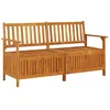 Image de Vidaxl Banc De Rangement 148 Cm Bois D'acacia Solide