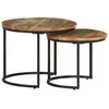 Image de vidaXL Tables gigognes 2 pcs Bois de récupération massif338000