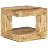 Image de vidaXL Table basse 45x45x40 cm Bois de manguier massif