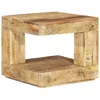 Image de vidaXL Table basse 45x45x40 cm Bois de manguier massif