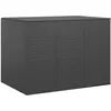 Image de Vidaxl BoÃ®te Ã Coussins De Jardin RÃ©sine TressÃ©e 145x100x103 Cm Noir