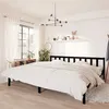 Image de vidaXL Cadre de lit sans matelas noir bois massif 200x200 cm810106