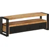 Image de vidaXL Vidaxl Meuble Tv 120x30x40 Cm Bois Massif De Manguier