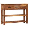 Image de vidaXL Buffet avec 3 tiroirs 110x30x80 cm Bois d'acacia massif