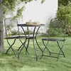 Image de vidaXL Chaises pliables jardin lot de 2 Maille métallique Anthracite317338