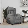 Image de vidaXL Fauteuil de massage Gris foncé Tissu