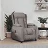 Image de vidaXL Fauteuil de massage Taupe Tissu